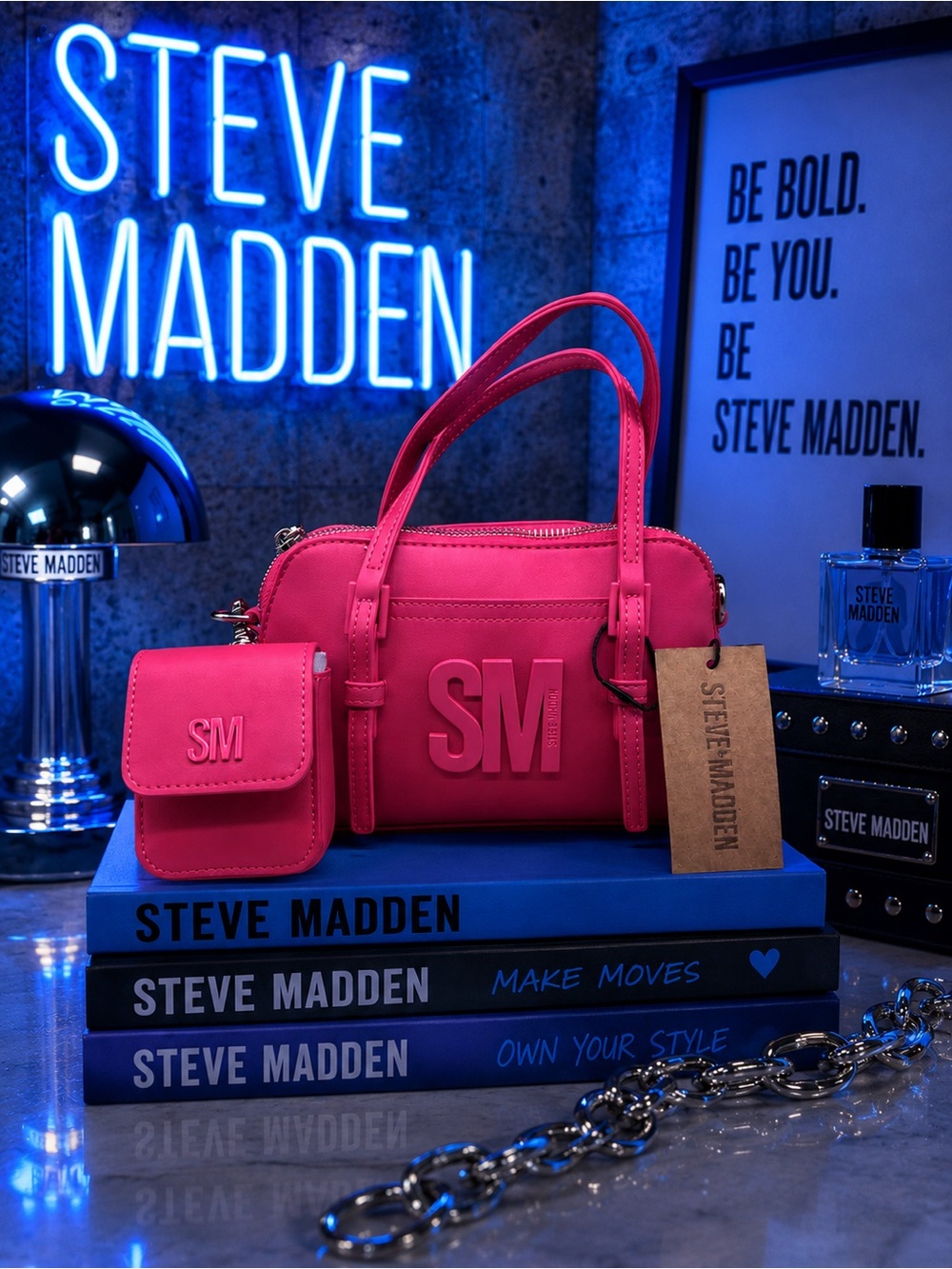 Steve Madden candy pink convertible purse